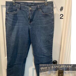 Lane Bryant Mid Rise Straight Jeans